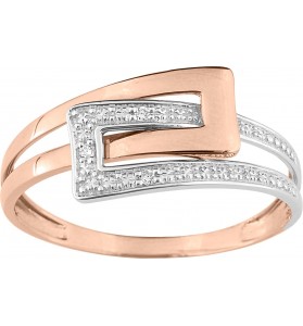 Bague en or rose avec...