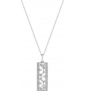 Pendentif rectangulaire en...