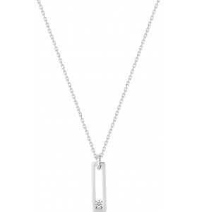 Collier en or blanc...