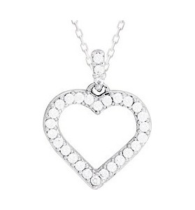 Collier en Or blanc en...